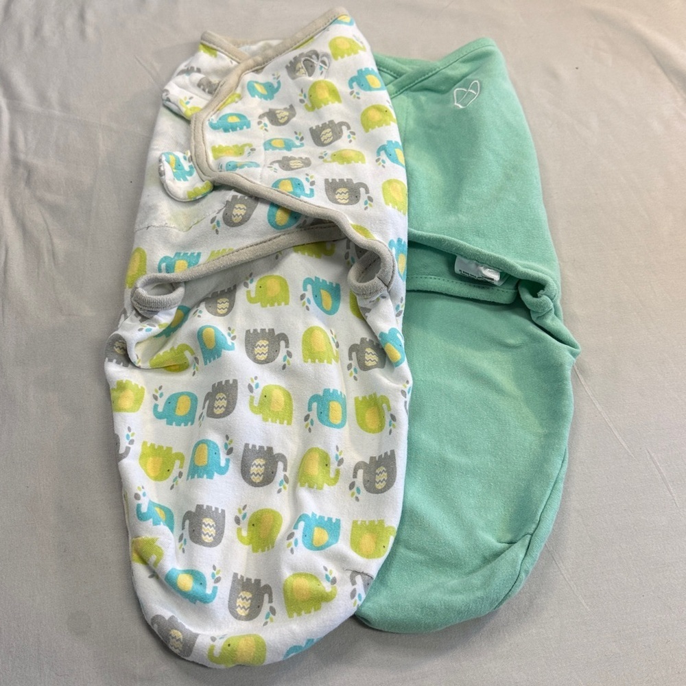 🐥 SwaddleMe - Set of 2 baby Swaddle Blankets